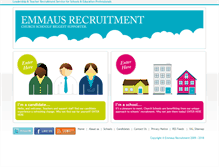 Tablet Screenshot of emmausrecruitment.com